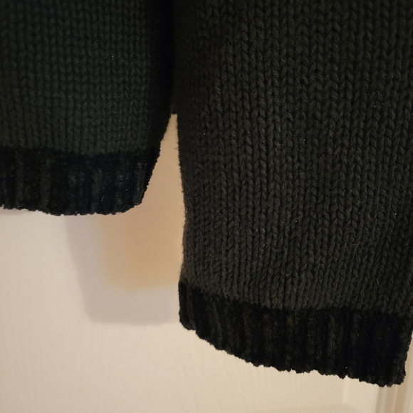 Cousin Johnny Knit and Velour Sweater - Picture 3 of 4